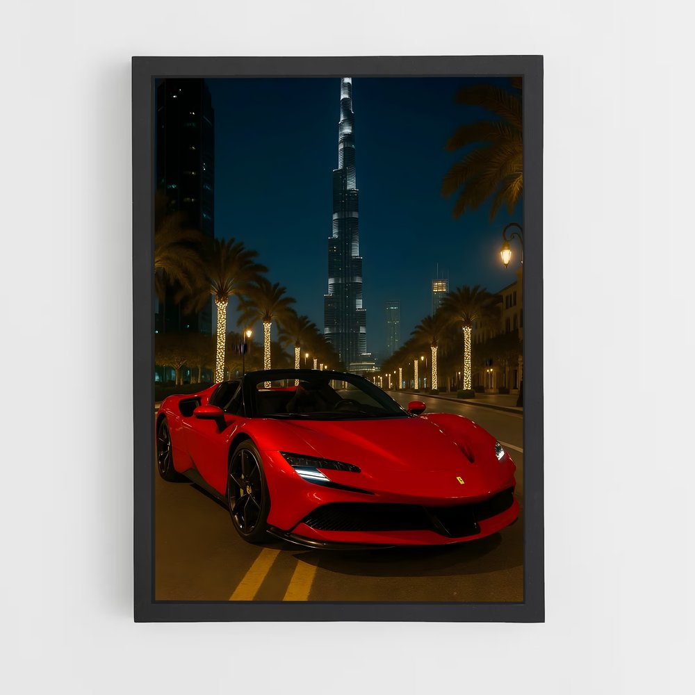 Poster Red Powerhouse – affiche Ferrari (vue 2)